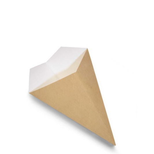 Cono porta fritti GRANDE  9.5 x 22.5cm - 500 PZ €0.11 a pezzo